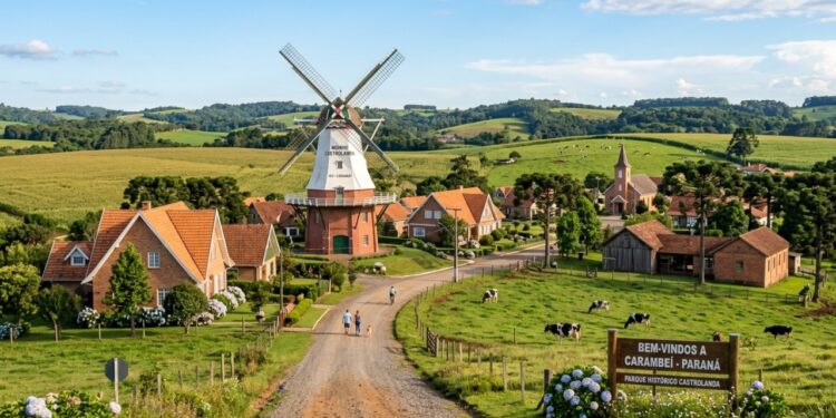 Um pedacinho da Holanda no Paraná: a cidade fundada por imigrantes que trouxeram o leite na bagagem