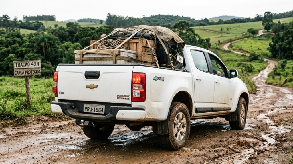 A picape diesel de 207 cv quer lembrar que força ainda importa quando a carga deixa de ser discurso de propaganda