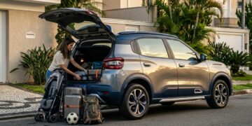 O SUV de 493 litros parece feito para quem carrega metade da casa e não quer admitir que precisa de uma minivan