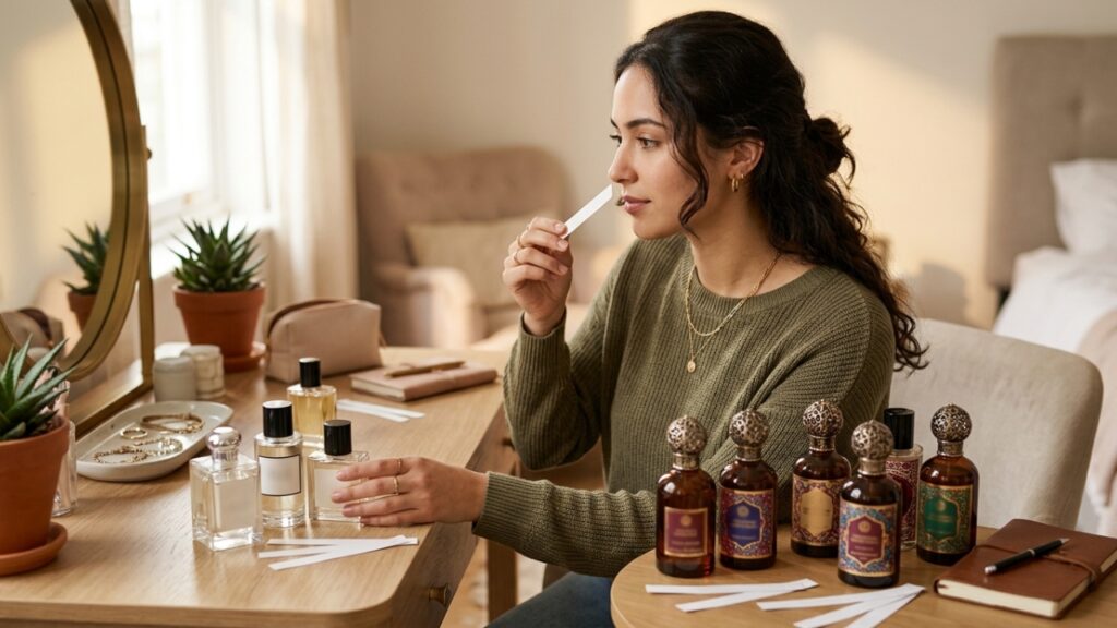 Os perfumes árabes muito acessíveis que clonam a fórmula química das fragrâncias francesas de luxo e fixam na pele o dia inteiro