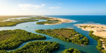 Parnaíba, no Piauí, tem delta com 70 ilhas fluviais, é o único delta das Américas em mar aberto e recebe turistas que nunca ouviram falar do lugar