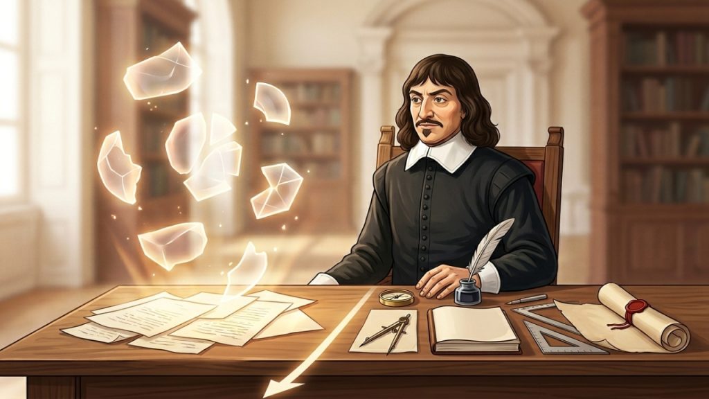 René Descartes, pensador que separava inteligência de resultado “Não basta ter uma boa mente, o principal é aplicá-la bem”