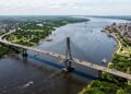 Erguida sobre o Rio Paraná para ligar duas províncias vizinhas, a imponente ponte estaiada argentina é vital para a economia de todo o país