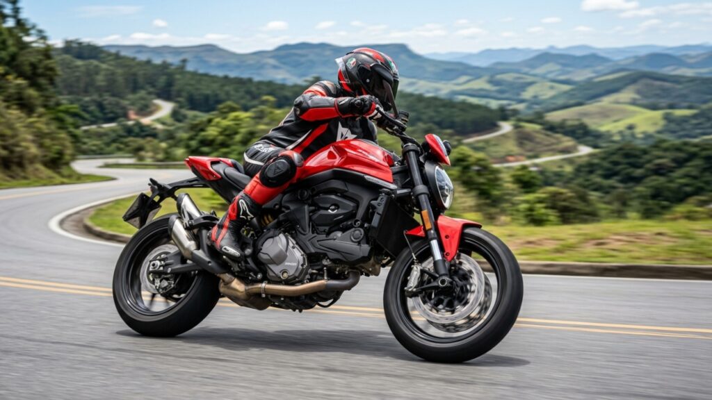 A naked italiana de 111 hp tenta provar que leveza e torque em baixa podem valer mais que cilindrada exibida no tanque