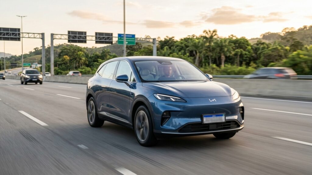 O SUV elétrico de até 378 km e 449 cv parece familiar até revelar força demais para uma compra comum