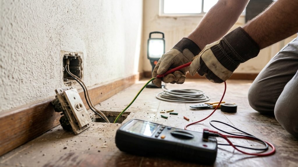 O que um eletricista cobra para trocar o quadro de disjuntores de uma casa antiga de 60 m² em 2026