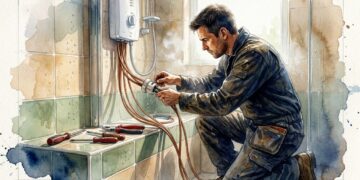 Quanto custa contratar um eletricista para instalar chuveiro elétrico em 2026 e por que o disjuntor decide se o banho é seguro