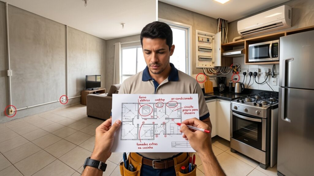Quanto um eletricista cobra para trocar a fiação de uma casa em 2026 e quando o barato vira risco