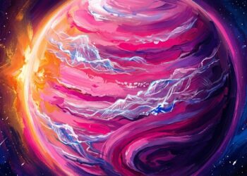 Telescópio James Webb descobriu nuvens de sal na atmosfera do “planeta rosa”
