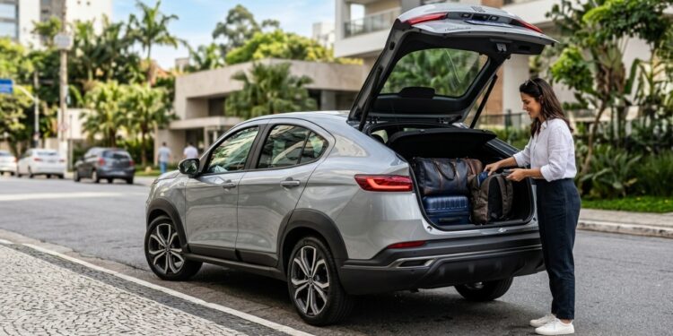 Porta-malas de 600 litros coloca este SUV cupê em território de sedã grande sem abandonar o visual de carro alto