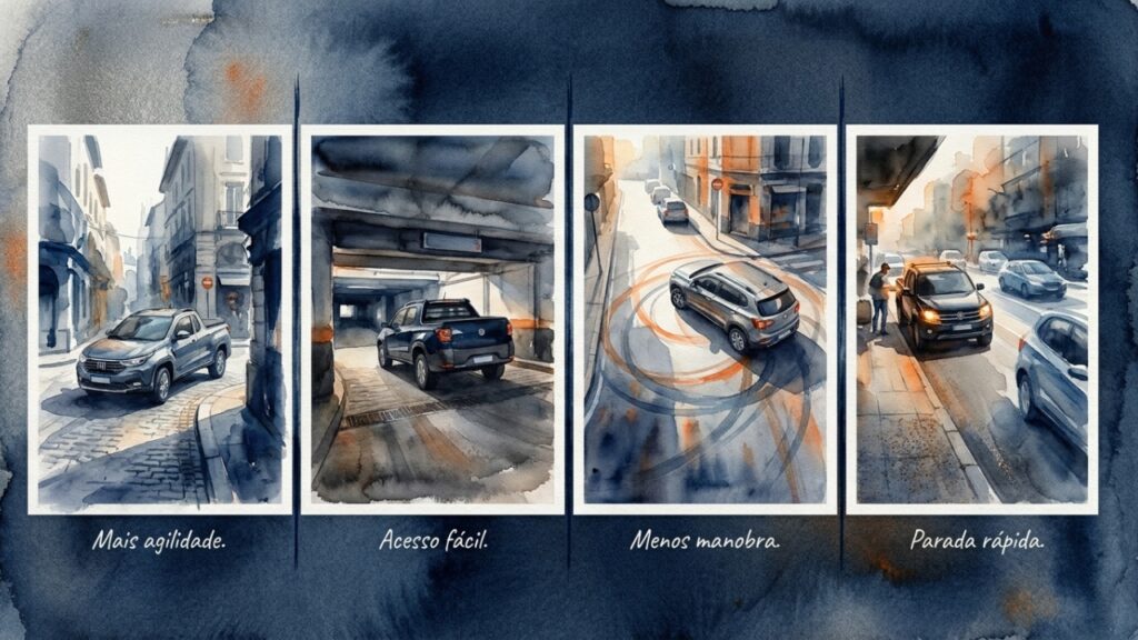 A picape compacta que leva mais de meia tonelada sem virar caminhonete grande encontrou o ponto fraco de quem precisa trabalhar e estacionar fácil