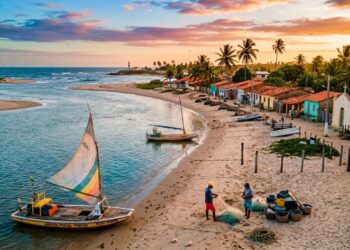 A vila de pescadores do litoral leste do Ceará que ganhou nome de um forte de 1603 e foi descoberta por franceses