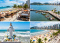 Cidade do litoral de São Paulo, que possui 22 km de praias urbanas contínuas, destaca-se por atrair mais de 1 milhão de turistas na temporada
