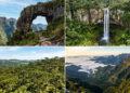 Cidade do interior de Santa Catarina, situada a 915 metros de altitude na serra, registra temperaturas negativas e é famosa por seus belos cânions
