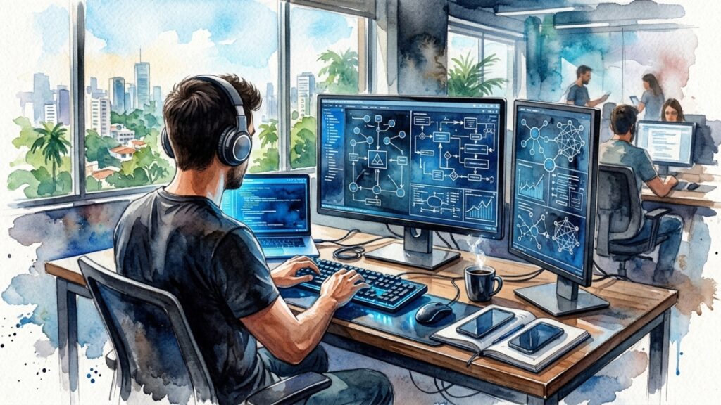Quanto um programador freelancer cobra por hora no Brasil em 2026 e o que define o nível júnior, pleno e sênior