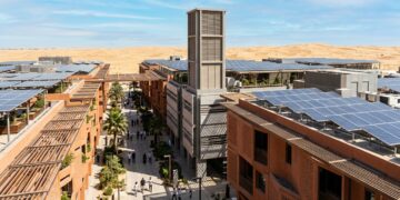 A cidade inteligente de 22 bilhões de dólares construída no deserto para funcionar totalmente com energia solar térmica