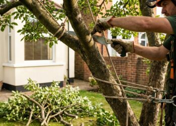 Quanto custa contratar um jardineiro para podar árvore em 2026 e quando a altura transforma o serviço em operação de risco