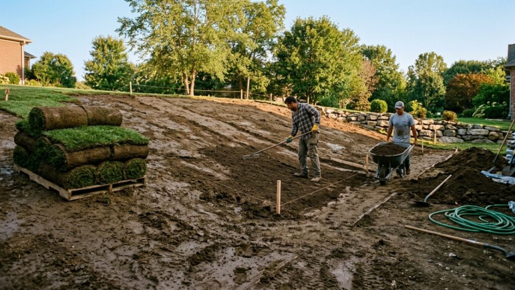 Quanto um jardineiro cobra para transformar um quintal de terra em área gramada em 2026