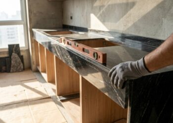 Quanto custa fazer uma bancada de granito para cozinha em 2026 e por que cuba, recorte e acabamento pesam mais que a pedra