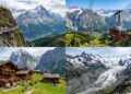 Com vistas deslumbrantes da imponente face norte do monte Eiger, o vilarejo alpino suíço é o ponto de partida perfeito para caminhadas e aventura