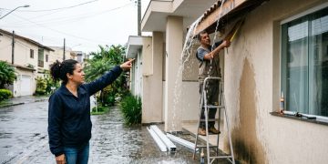 Quanto um instalador de calhas cobra para fixar 15 metros de condutores de alumínio com proteção contra respingos em 2026