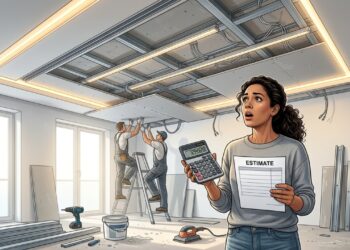 Quanto um gesseiro cobra para fazer forro de drywall com cortineiro iluminado em uma sala de 25 m² em 2026
