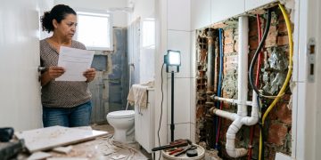 Quanto um eletricista e um encanador cobram juntos para reformar um banheiro de 4 m² em 2026