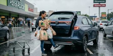 Um porta-malas que abre por sensor muda a relação deste SUV com supermercado, chuva e mãos ocupadas
