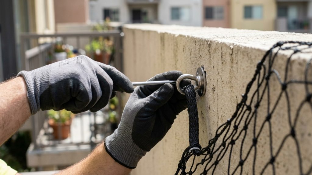 Quanto um instalador de redes cobra para fixar telas de proteção de nylon em cinco janelas de apartamento em 2026