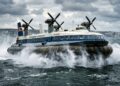 Hovercraft gigante que cruzava o Canal da Mancha
