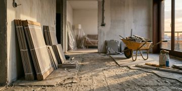 Quanto custa trocar o piso de um apartamento de 70 metros quadrados em maio de 2026