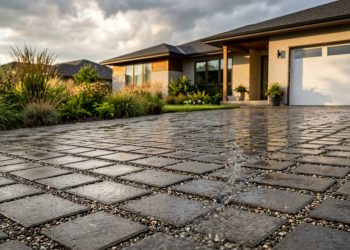Estados Unidos, Canadá e Reino Unido substituem piso impermeável por pavimento drenante em garagens e entradas de imóveis