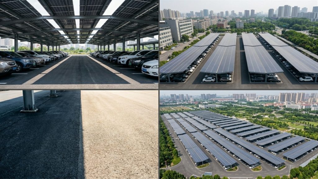 França, Estados Unidos e Canadá transformam estacionamentos em áreas de energia e sombra