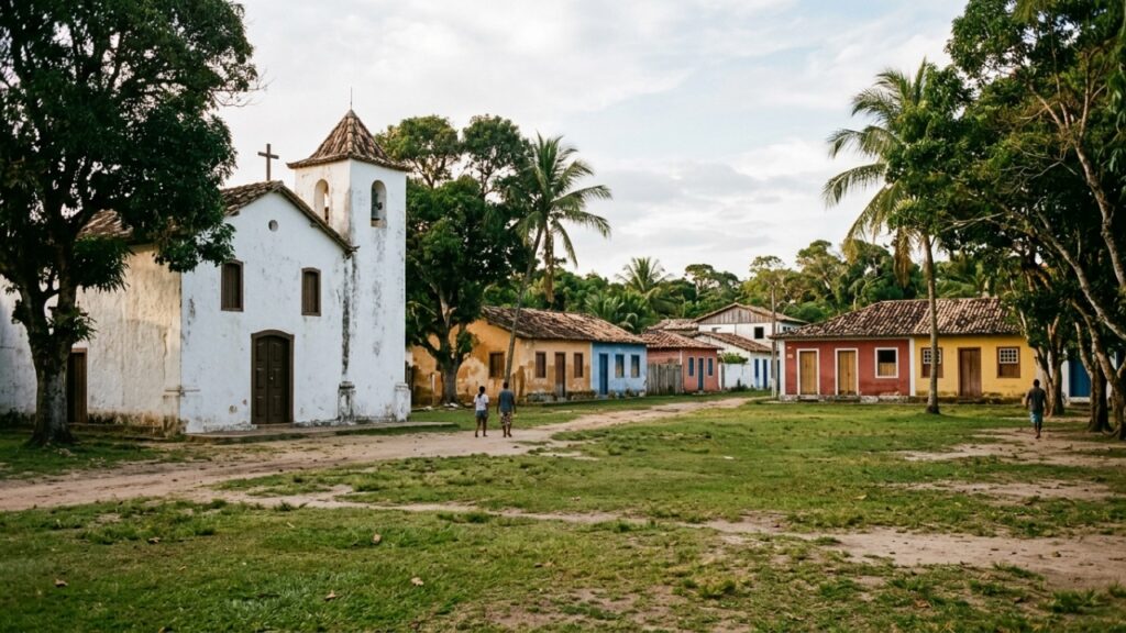 Trancoso, na Bahia, tem quadrado histórico tombado, pousadas de luxo entre coqueiros e uma trilha de 10 km que liga a vila à Praia dos Nativos sem asfalto
