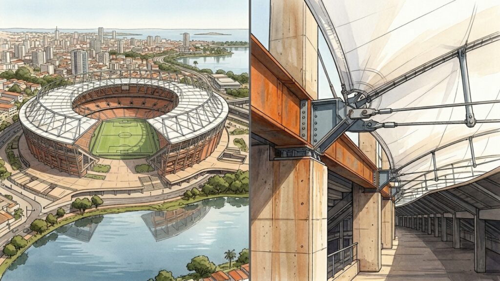 Arena Fonte Nova como palco multiuso cultural em Salvador