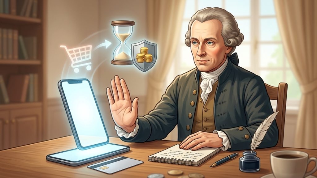 Kant defendia princípios e dizia: “a paciência é a força do fraco e a impaciência é a fraqueza do forte”