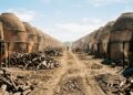 A cidade que está construindo 147 fornos industriais para transformar uma árvore pouco aproveitada em carvão vegetal em escala industrial