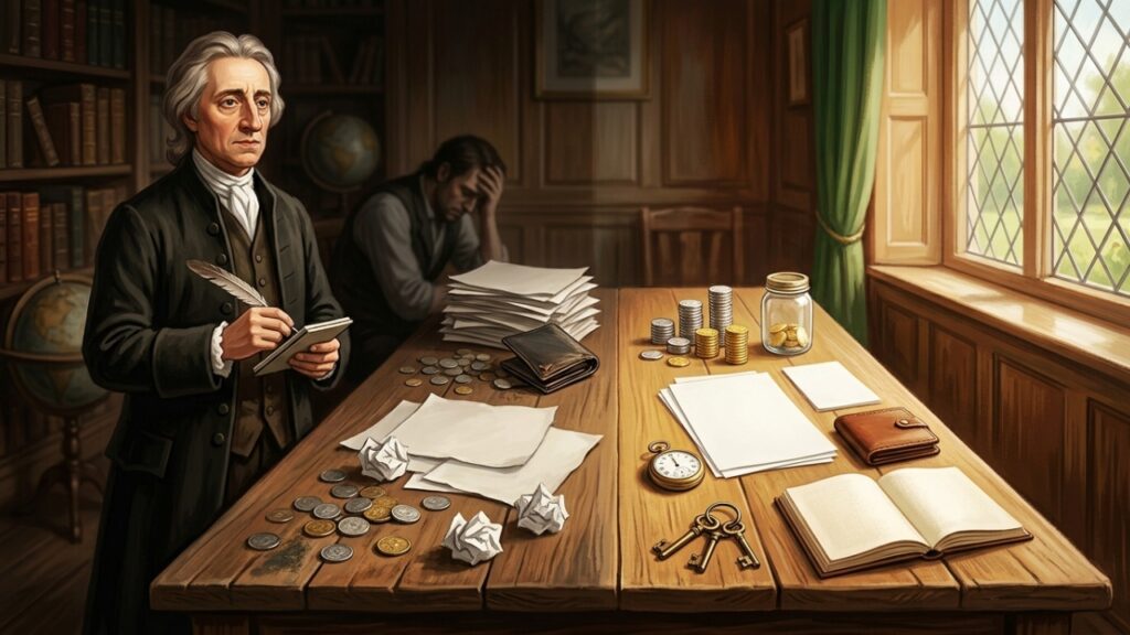 John Locke, filósofo que colocou o trabalho como raiz da propriedade e da autonomia individual: “Todo homem tem uma propriedade em sua própria pessoa”