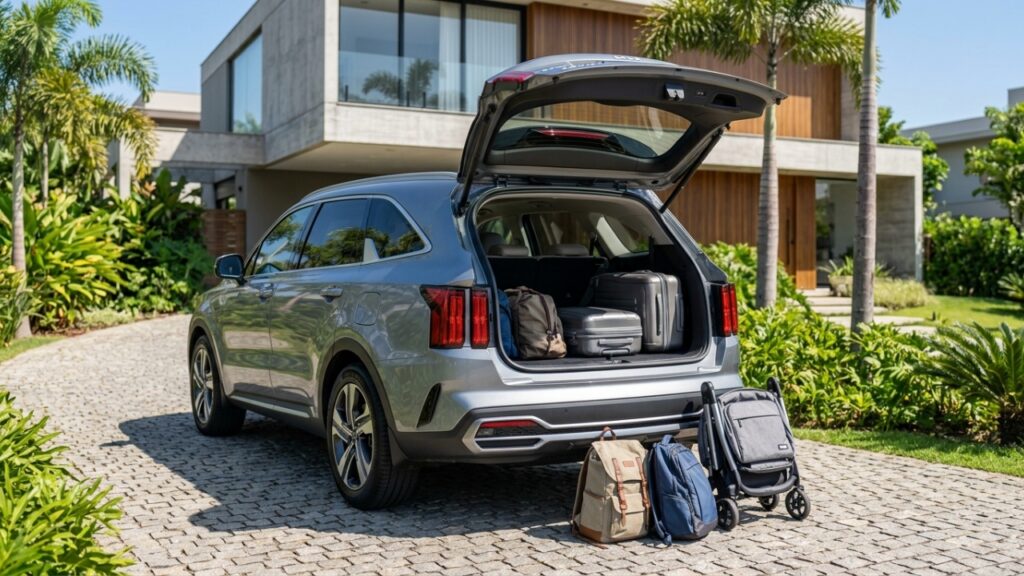 O SUV de sete lugares que passa de 1.900 litros com bancos rebatidos quer resolver família, viagem e carga no mesmo pacote