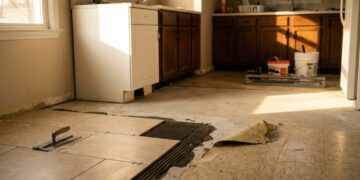 Quanto um pedreiro cobra para trocar o piso de uma cozinha de 12 m² em 2026, e por que a retirada do antigo muda tudo