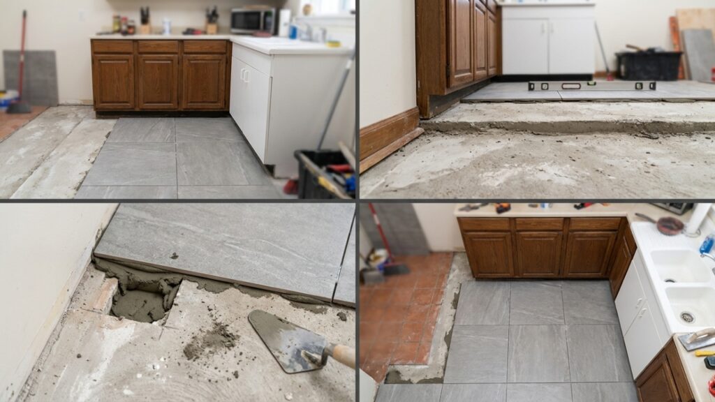 Quanto um pedreiro cobra para trocar o piso de uma cozinha de 12 m² em 2026, e por que a retirada do antigo muda tudo