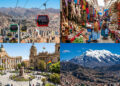 Cidade situada a 3.640 metros de altitude é a capital administrativa mais alta do mundo e surpreende pela sua geografia montanhosa. Descrição