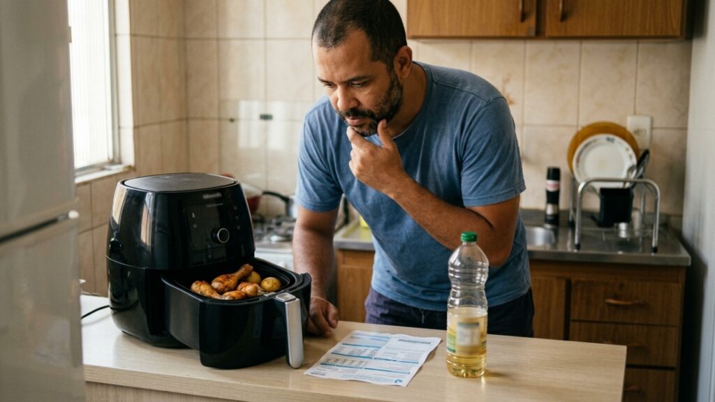 Quanto custa uma fritadeira airfryer de 4 litros em 2026 e se ela realmente reduz o consumo de óleo a ponto de pagar o investimento