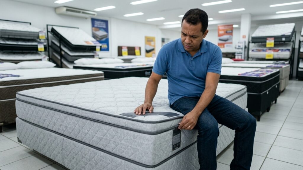 Quanto custa um colchão de espuma D33 e por que a densidade no rótulo define se ele dura 3 anos ou 10