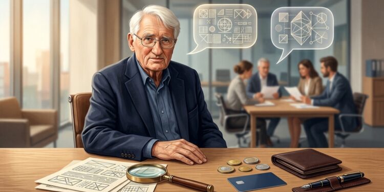 Jürgen Habermas, pensador que viu no diálogo racional uma defesa contra a dominação silenciosa: “A linguagem também é um meio de dominação e de força social”