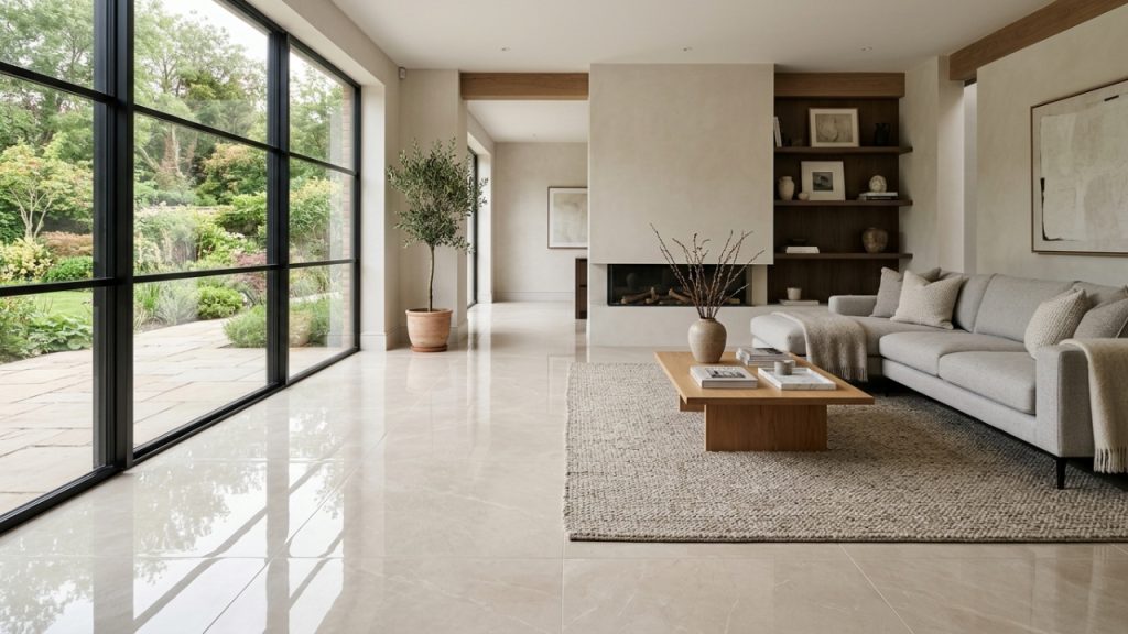 Quanto um pedreiro cobra para assentar o piso porcelanato retificado em uma área interna de 50 m² em 2026
