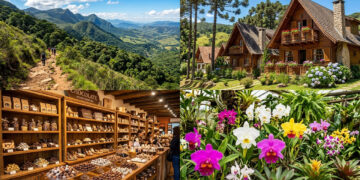 Cidade ideal para casais que buscam um clima frio nas montanhas de Minas Gerais oferece chalés charmosos, lareira e gastronomia de padrão europeu