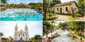 Cidade ideal para quem busca piscinas termais quentes recebe mais de 2 milhões de turistas por ano em seus parques aquáticos, alimentados por poço