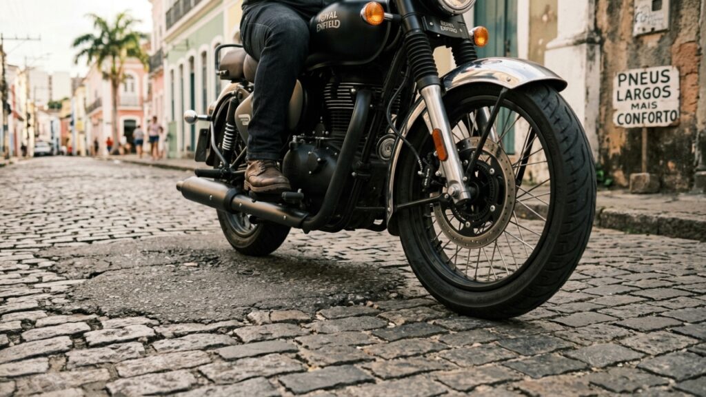 A clássica de 350 cilindradas aposta em suavidade para conquistar quem quer estilo antigo sem brigar com a moto no trânsito