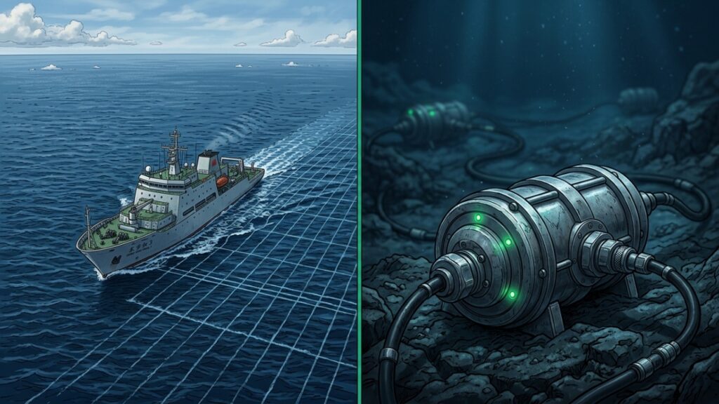 China constrói rede submarina com 42 navios e centenas de sensores nos oceanos
